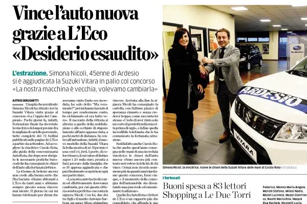 vincitrice-auto